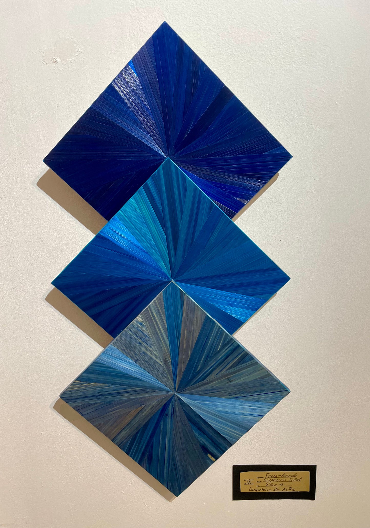 Triptyque Éclat d’azur