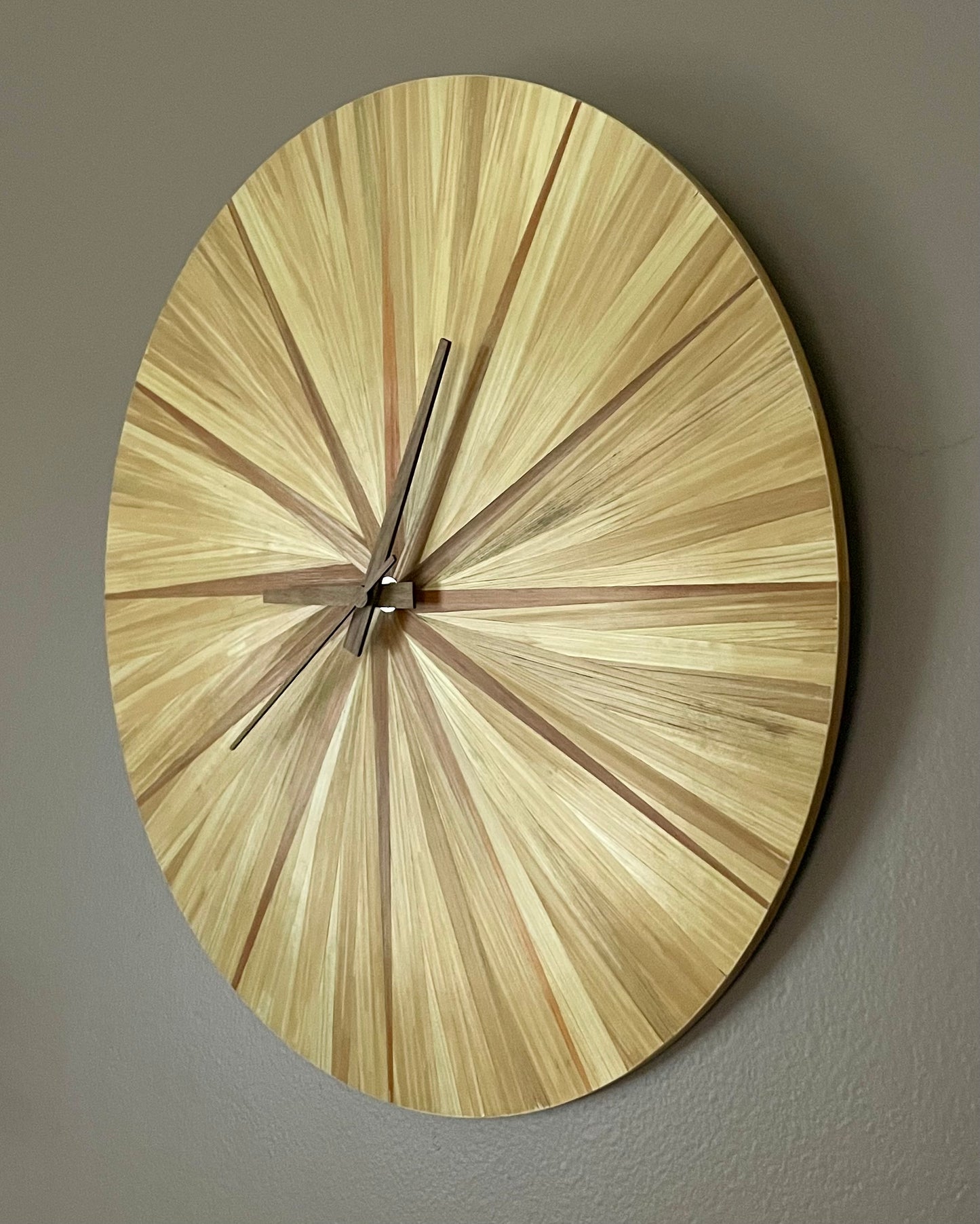 Horloge murale nature radieuse