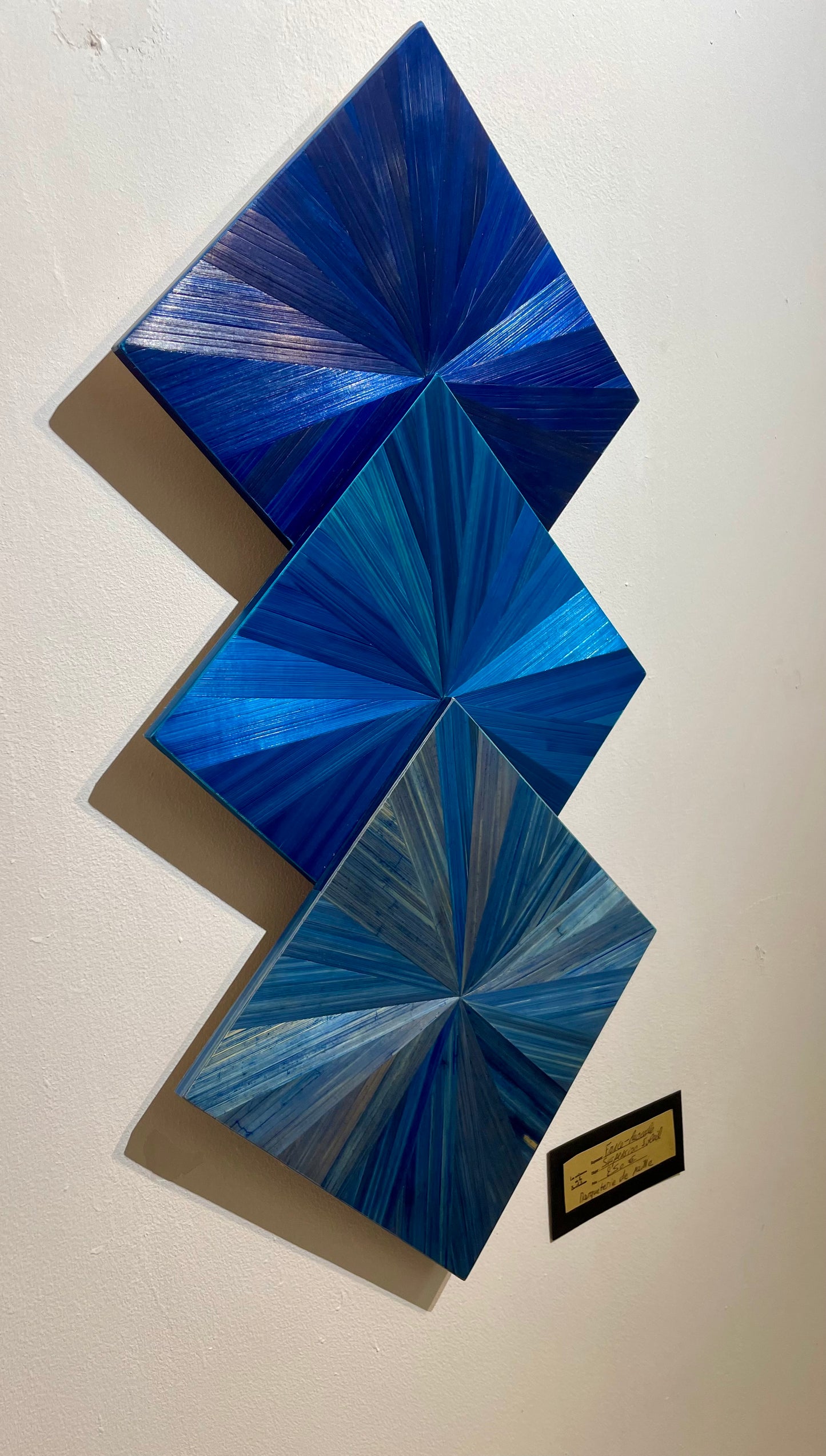 Triptyque Éclat d’azur