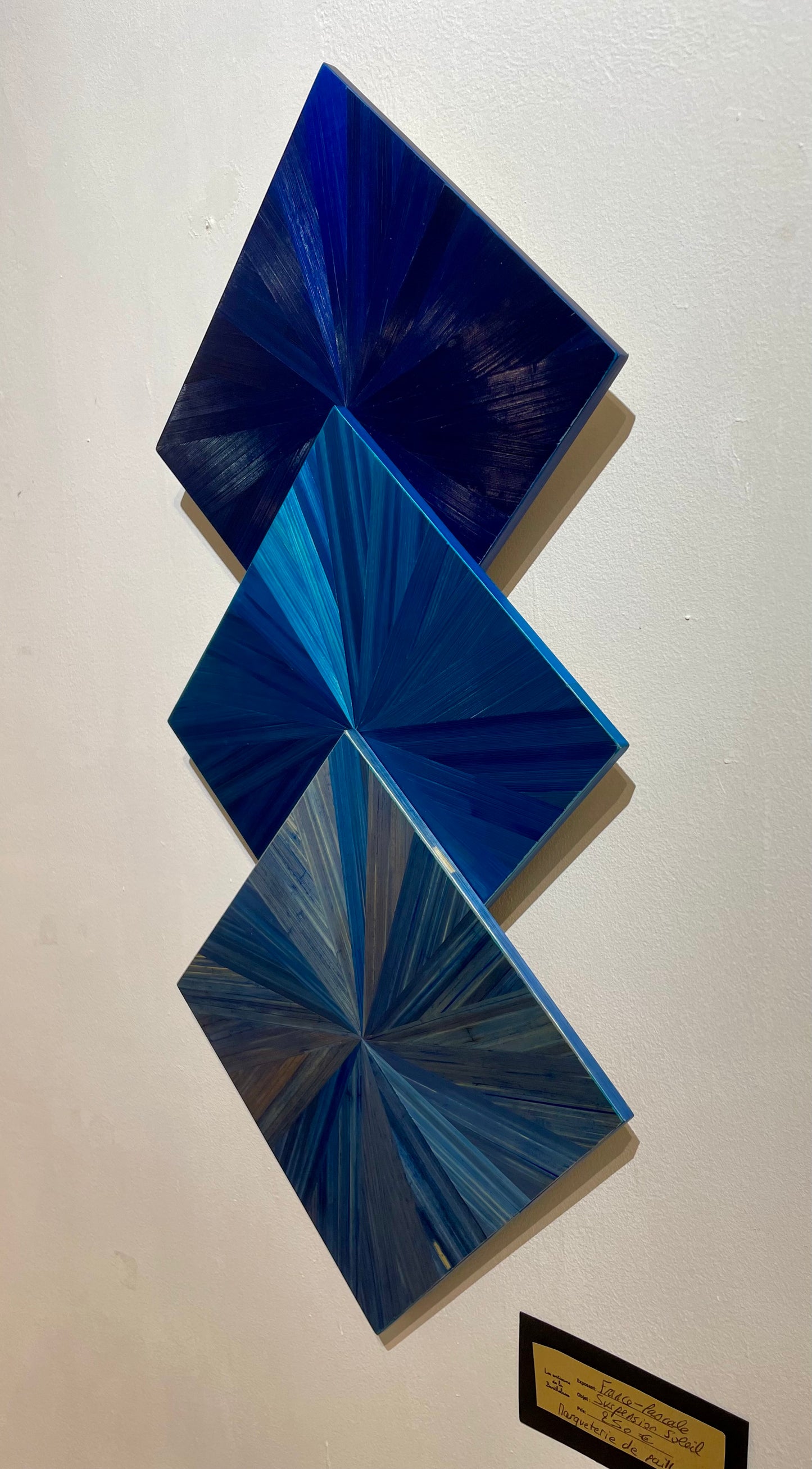 Triptyque Éclat d’azur