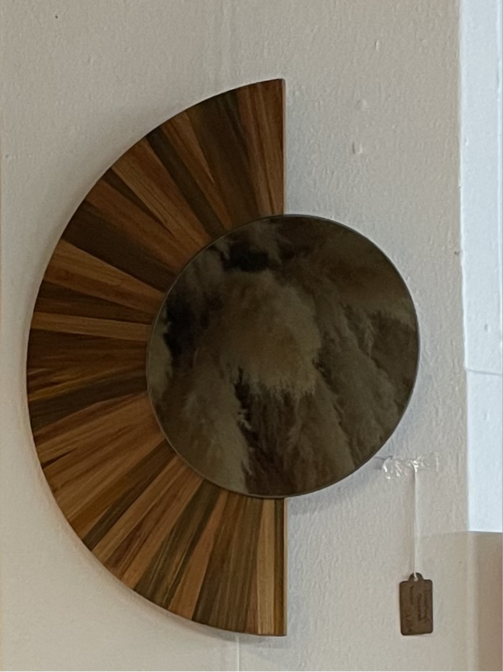 Miroir « Eventail de paille » /plusieurs coloris/
