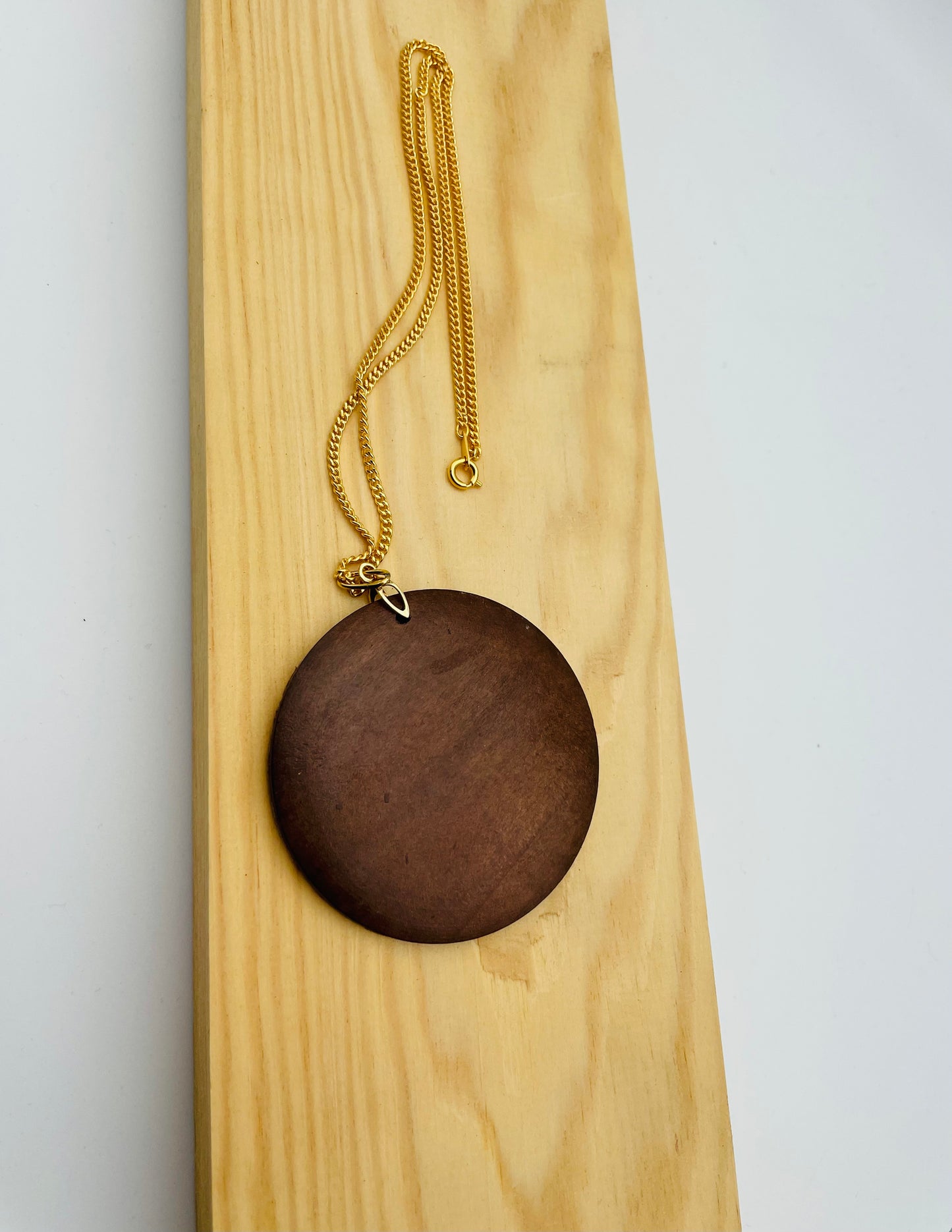 Pendentif rond XL Mosaïque (plusieurs couleurs)