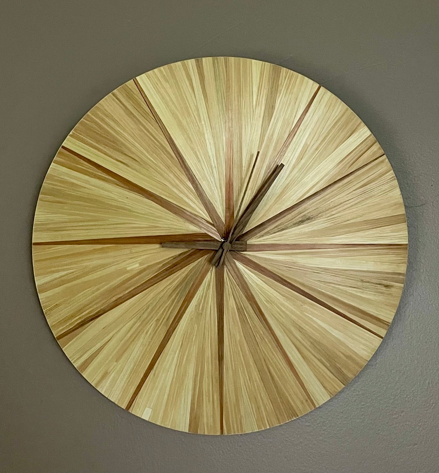 Horloge murale nature radieuse