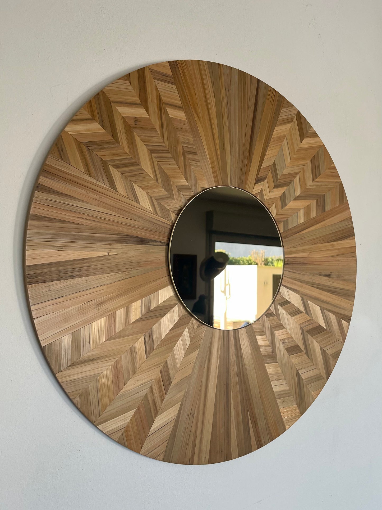 Miroir « Rondeur de paille » XL