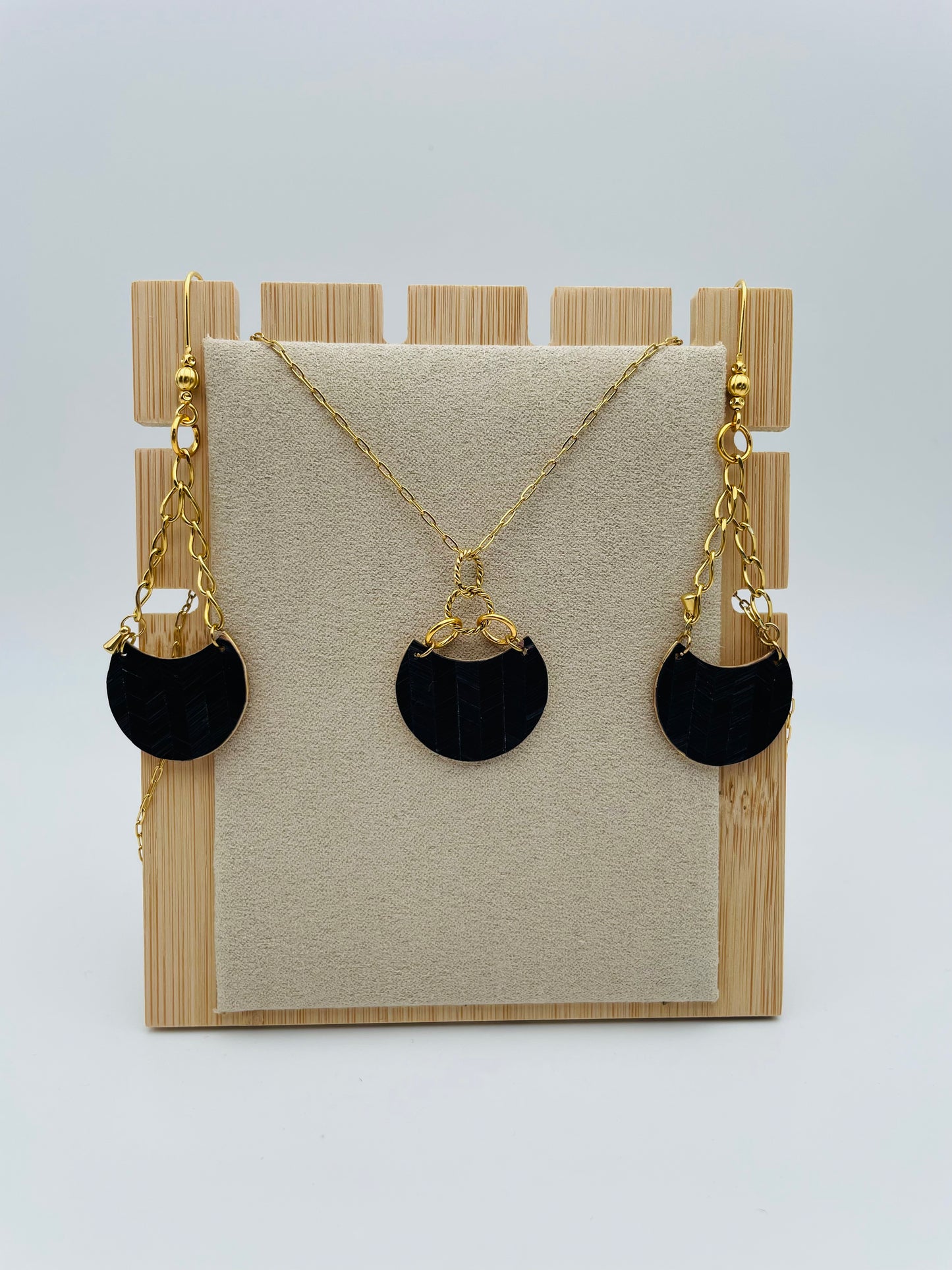 Parure black&gold