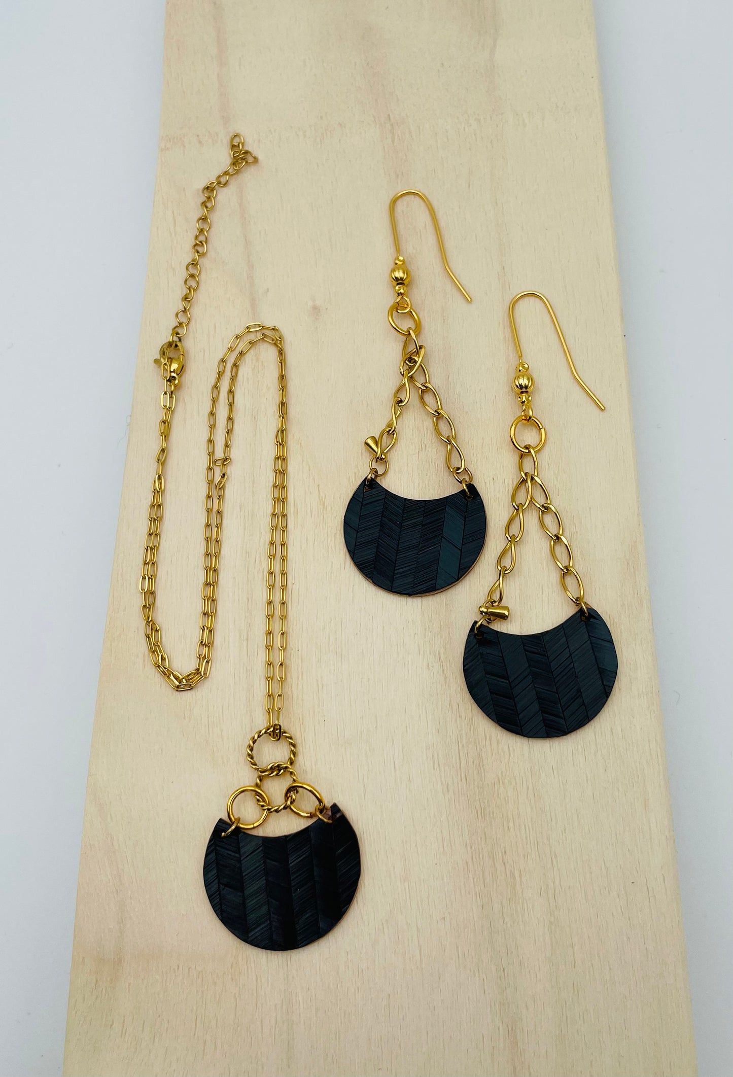 Parure black&gold