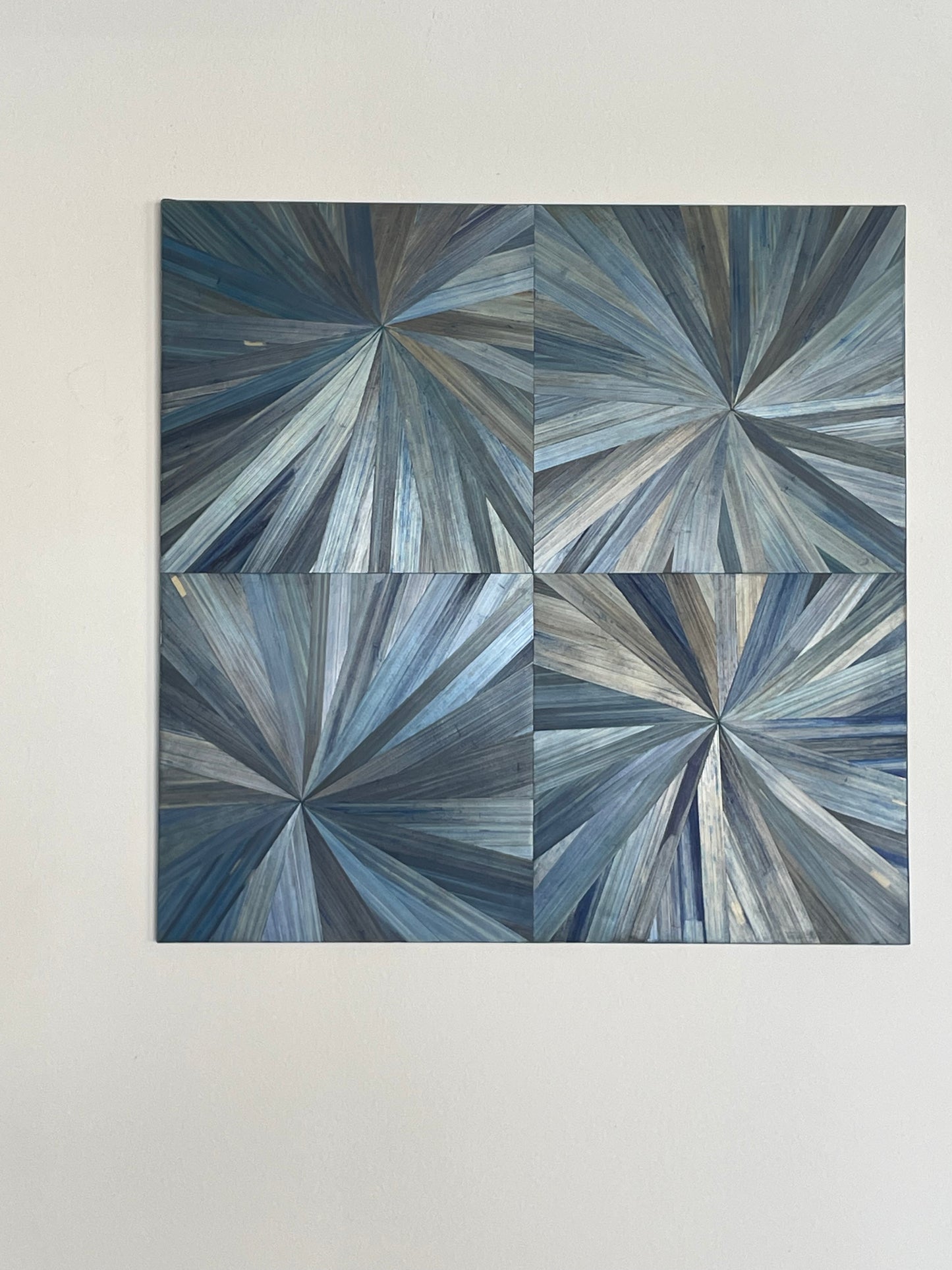 Quadri de soleil bleu
