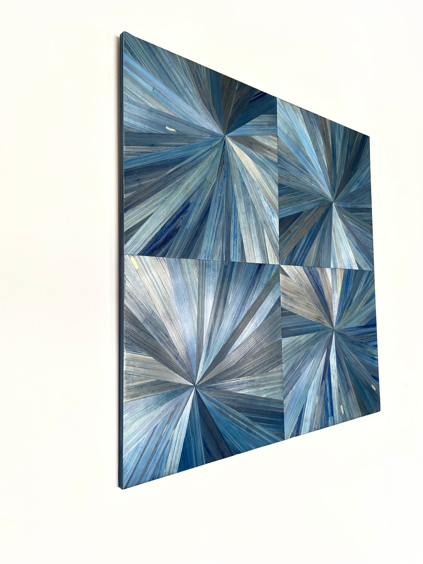 Quadri de soleil bleu