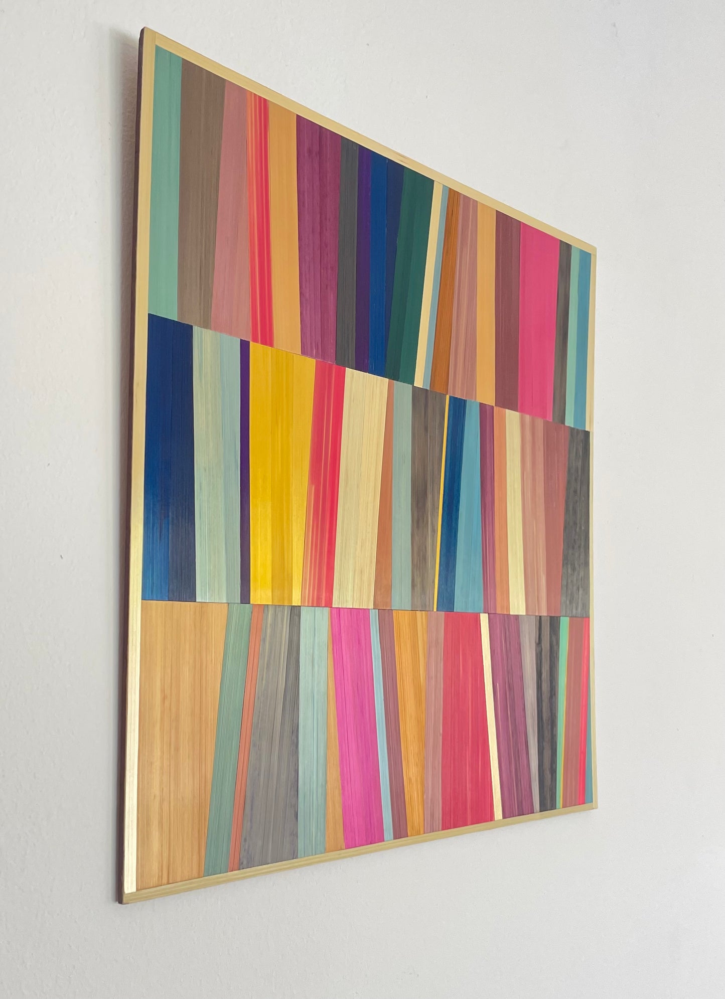 Traits colorés de pailles