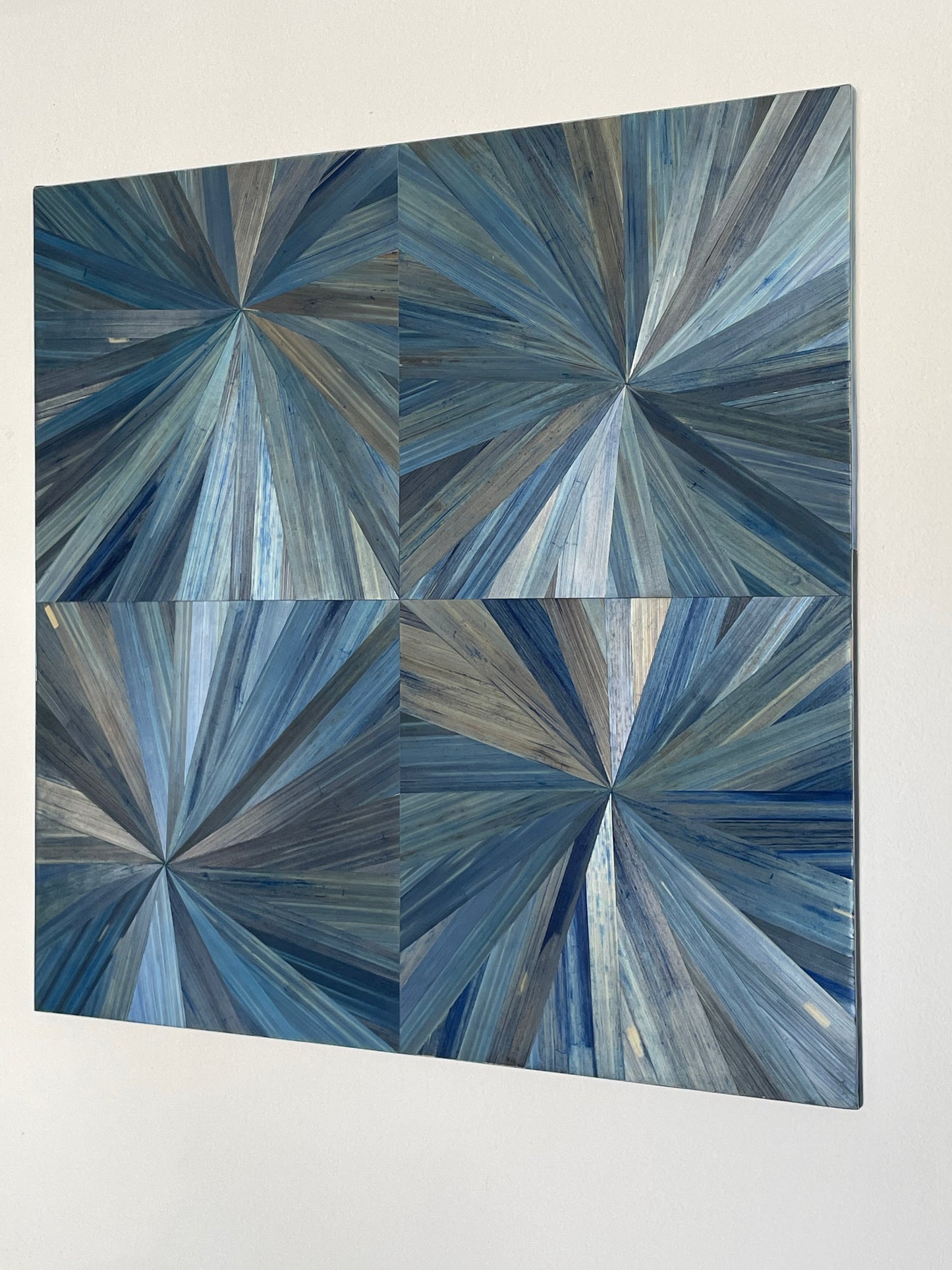 Quadri de soleil bleu