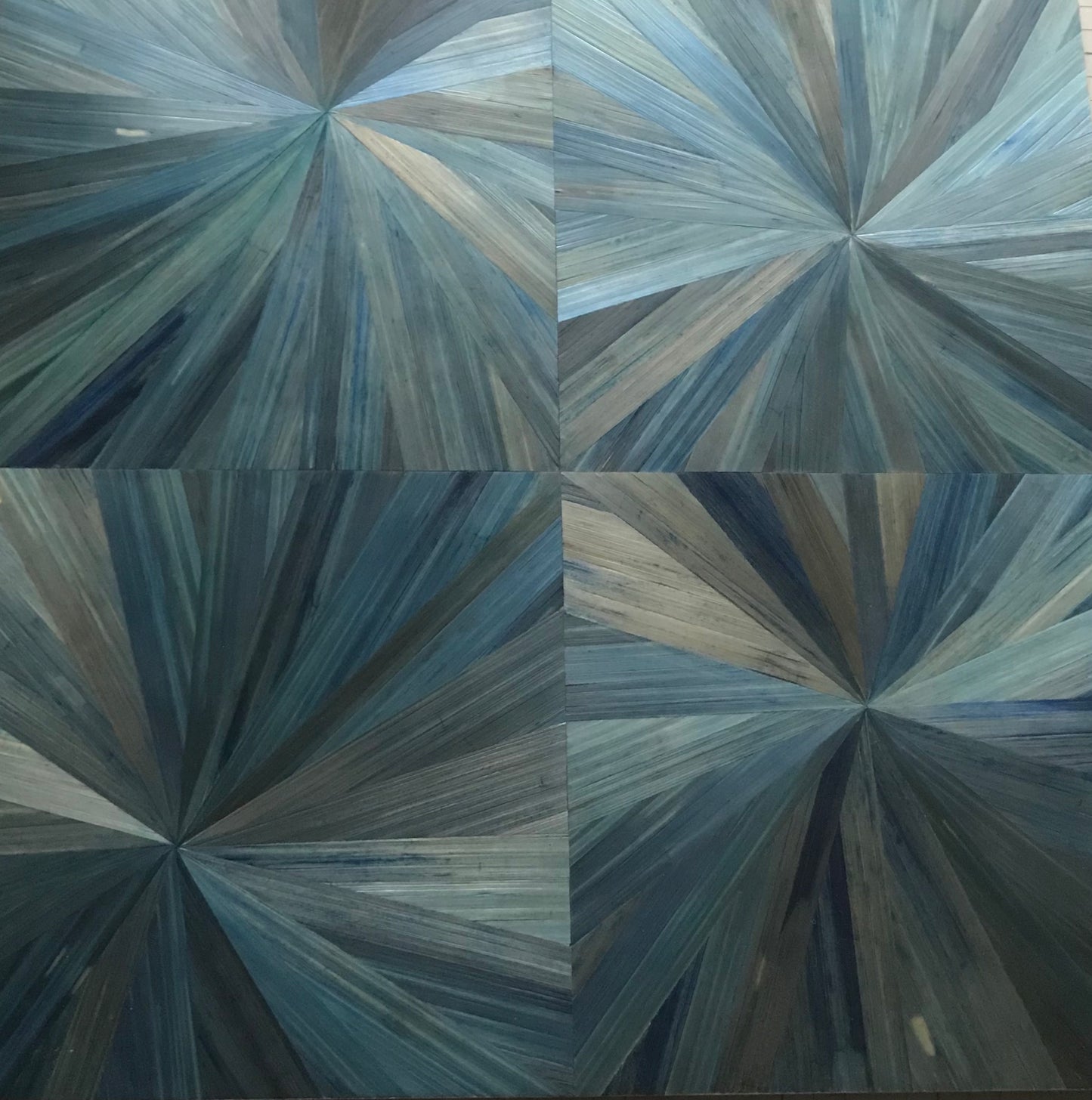 Quadri de soleil bleu