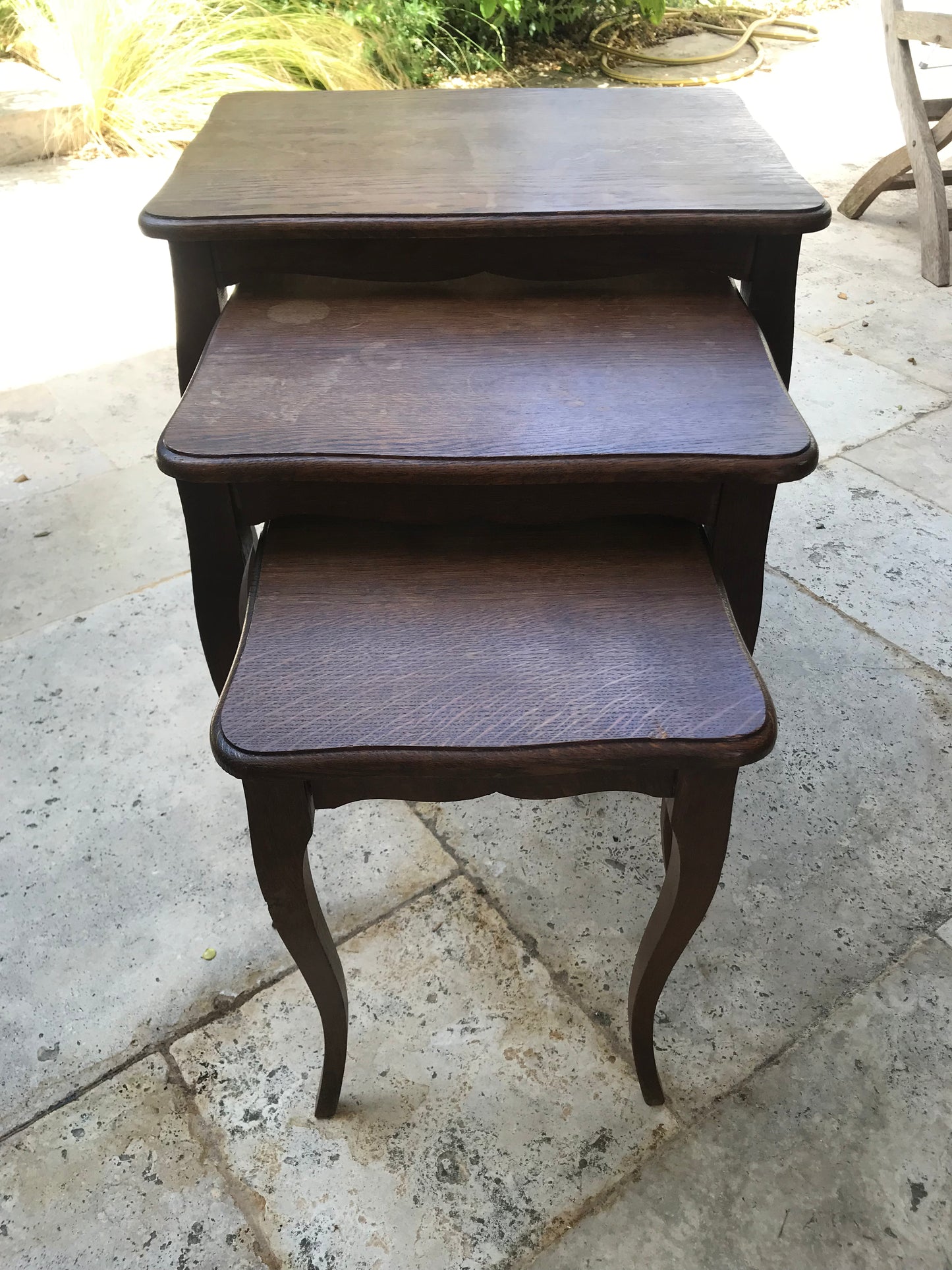 Ensemble de 3 tables gigognes relookées