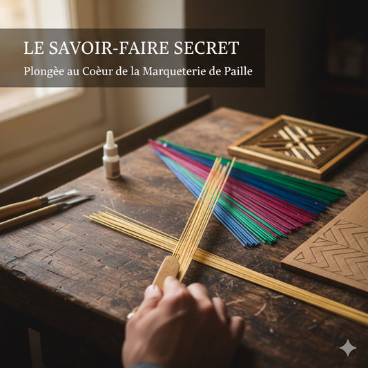 Le Savoir-Faire Secret : Plongée au Cœur de la Marqueterie de Paille