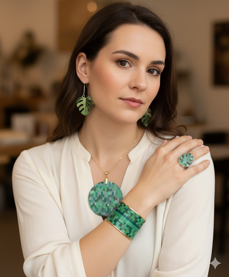 L’Art d’Offrir : Pourquoi le Bijou en Marqueterie de Paille est le Cadeau Idéal