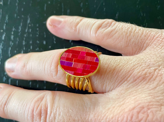 Bague mosaïque