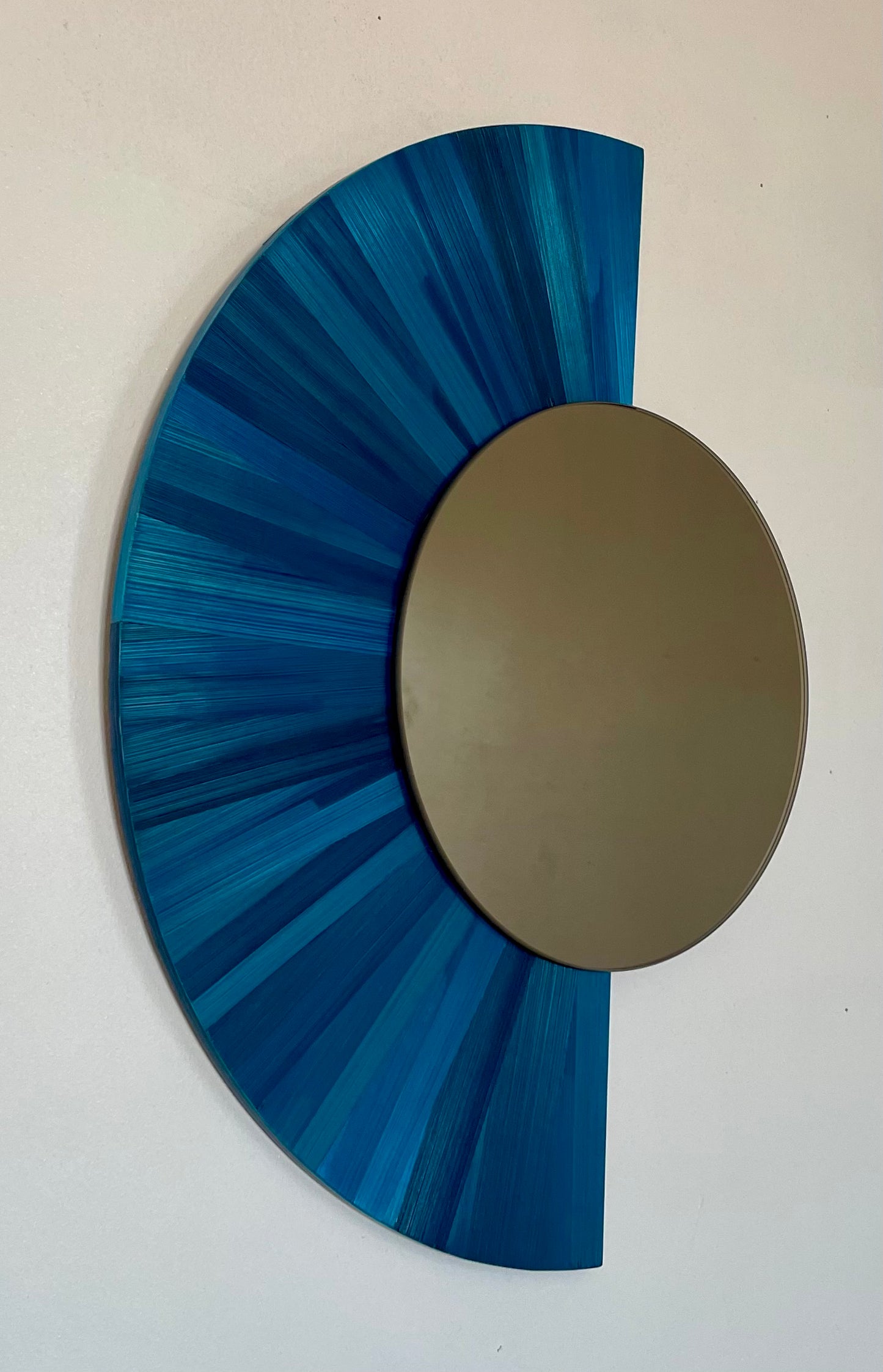 Miroir « Eventail de paille » /plusieurs coloris/