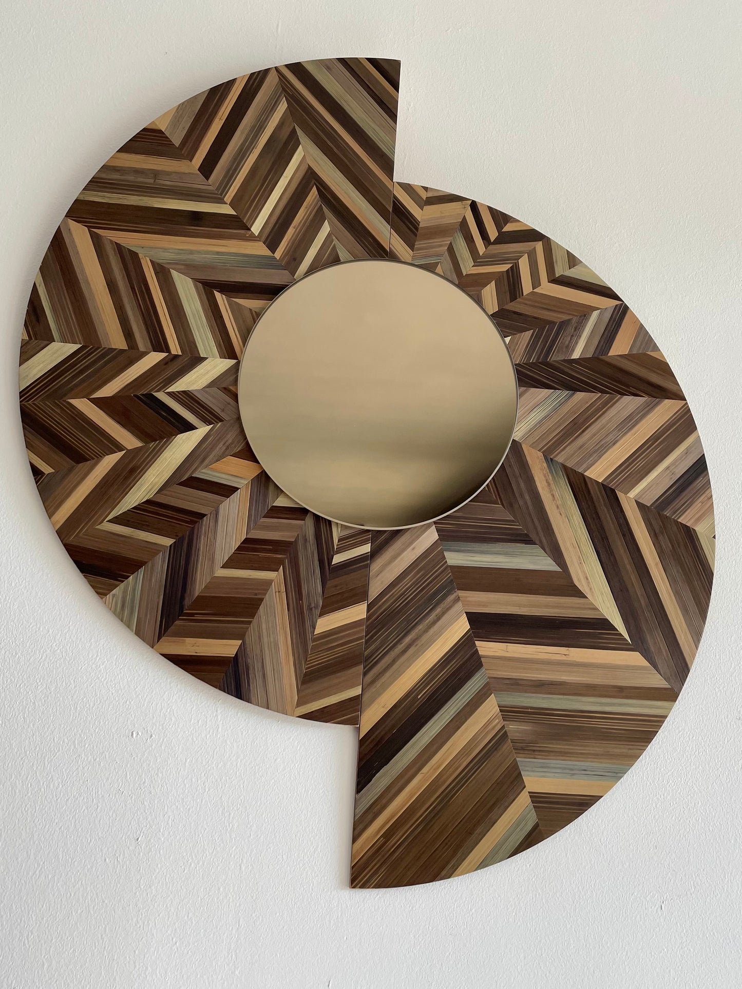 Miroir « Flot de paille » XL