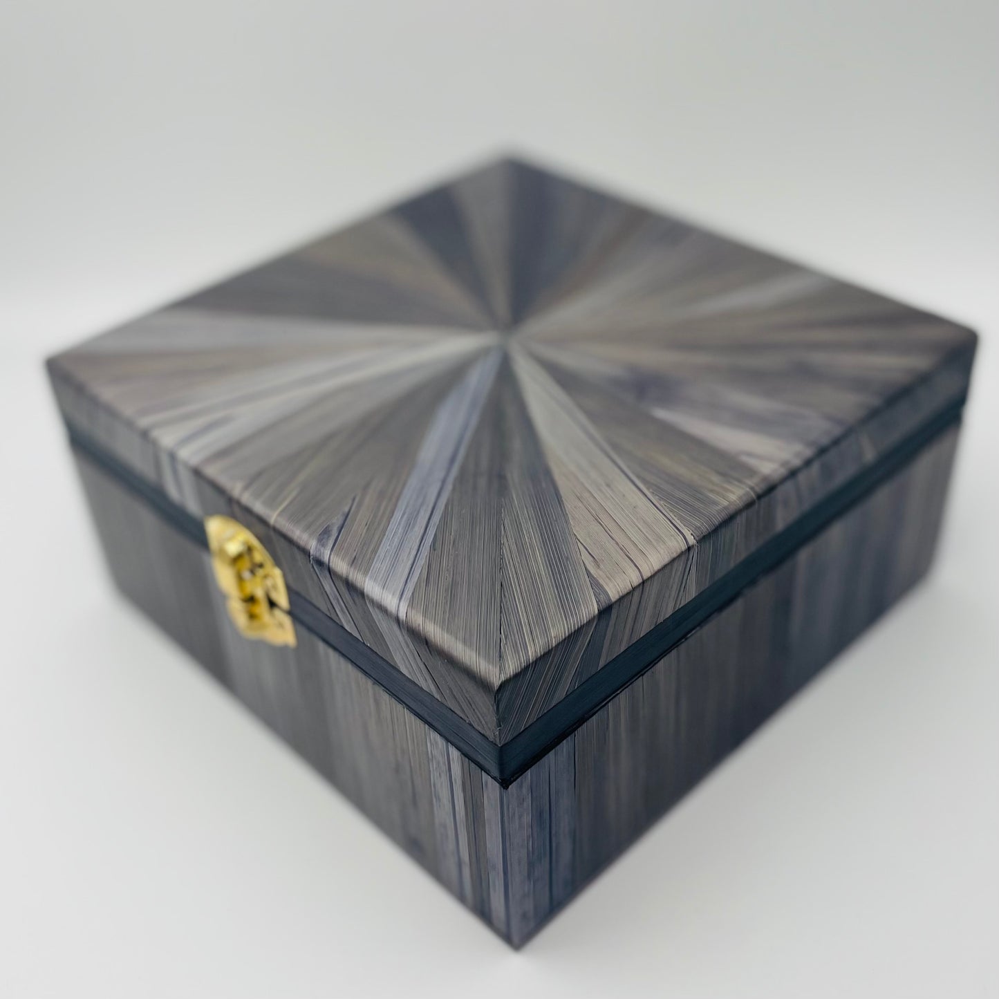 Boîtes à Bijoux en Marqueterie de Paille – Carrée & Artisanale