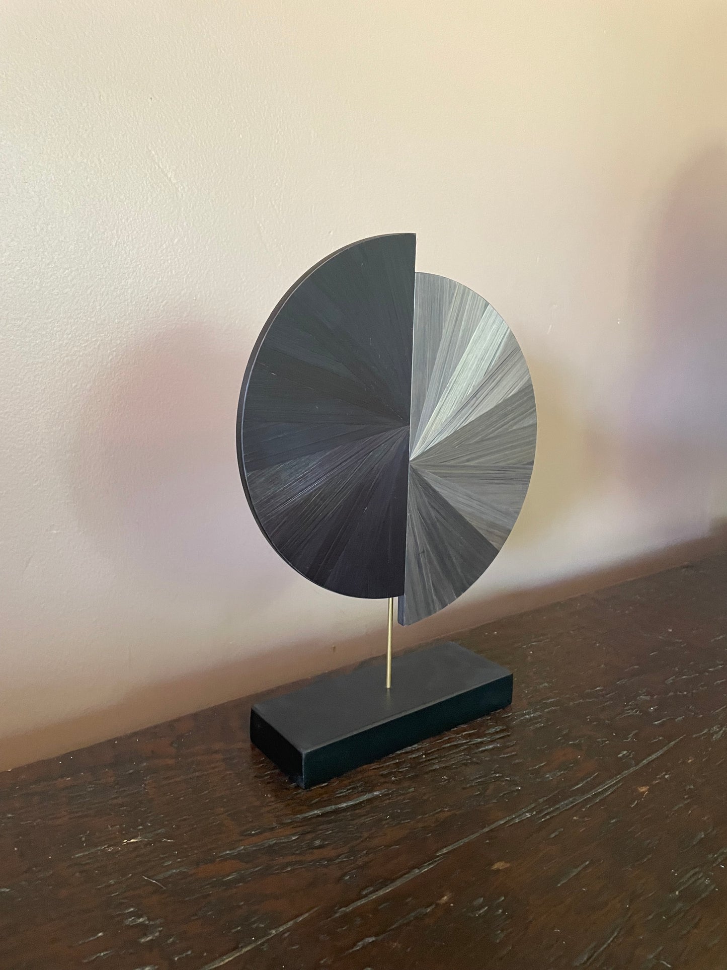 HALO 20 – Sculpture contemporaine en marqueterie de paille –