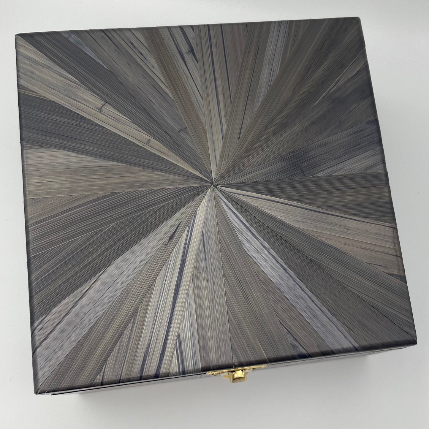 Boîtes à Bijoux en Marqueterie de Paille – Carrée & Artisanale