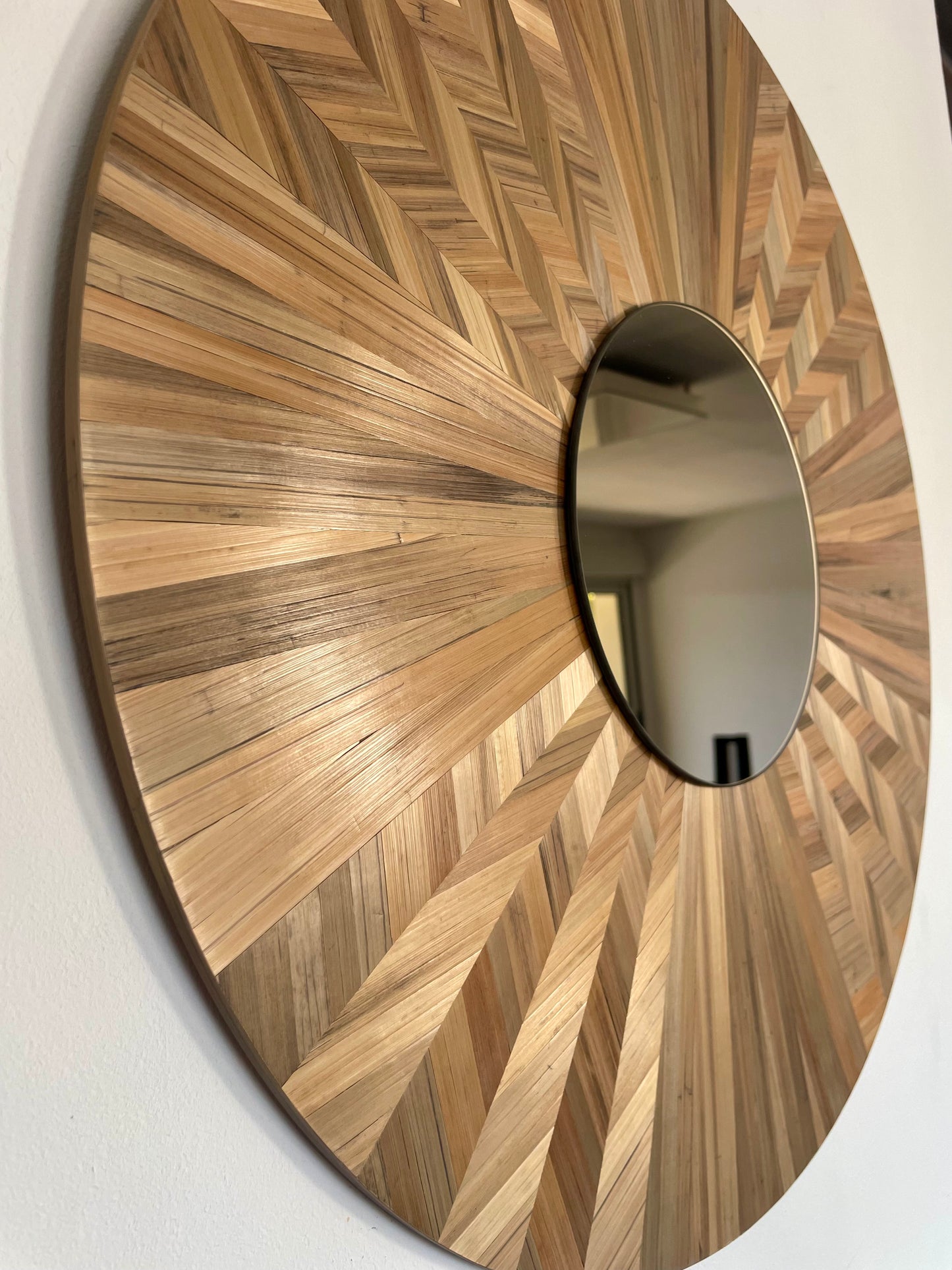 Miroir « Rondeur de paille » XL