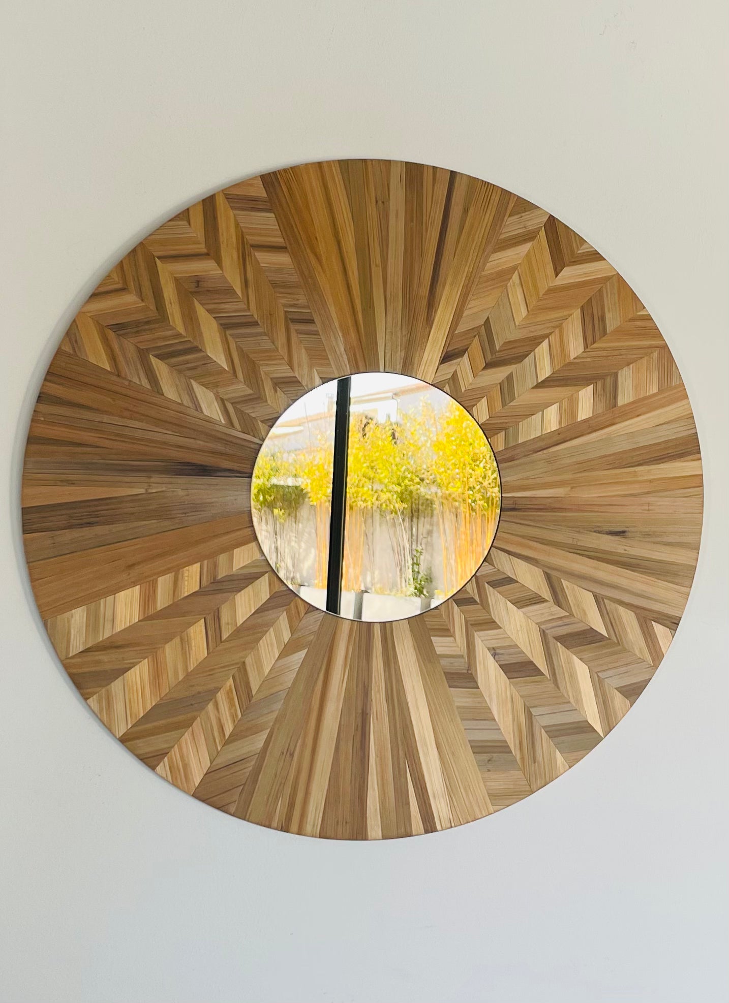 Miroir « Rondeur de paille » XL