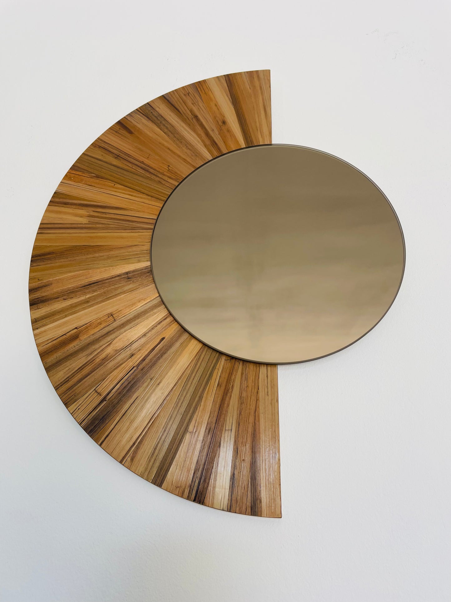 Miroir « Eventail de paille » /plusieurs coloris/